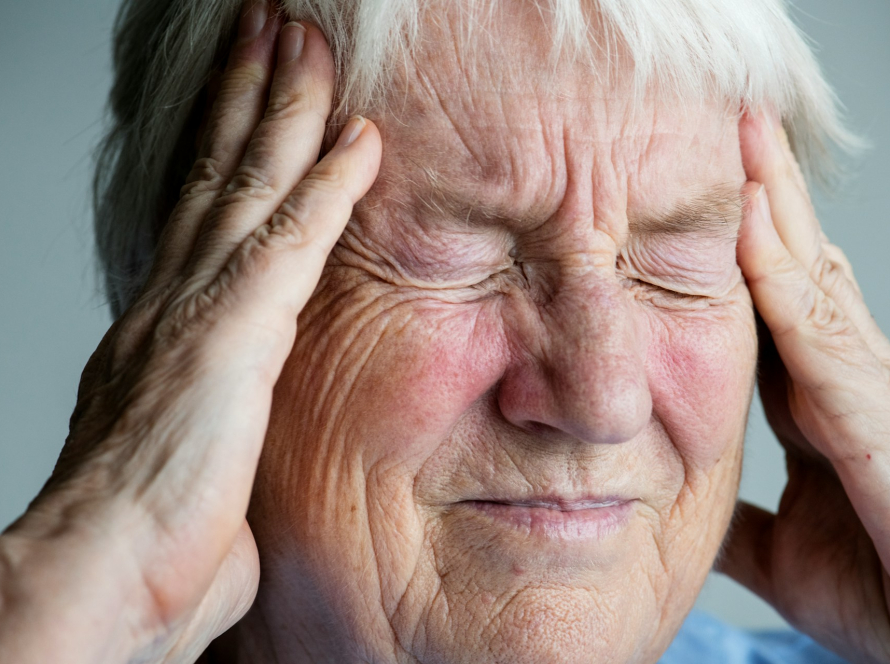 anxious elderly