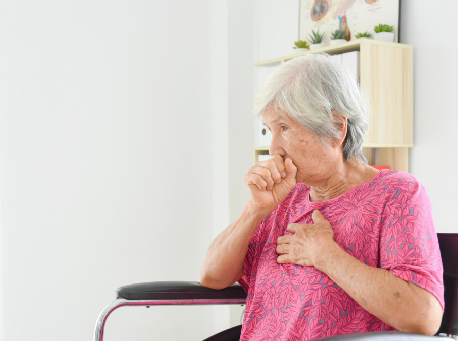 old person choking