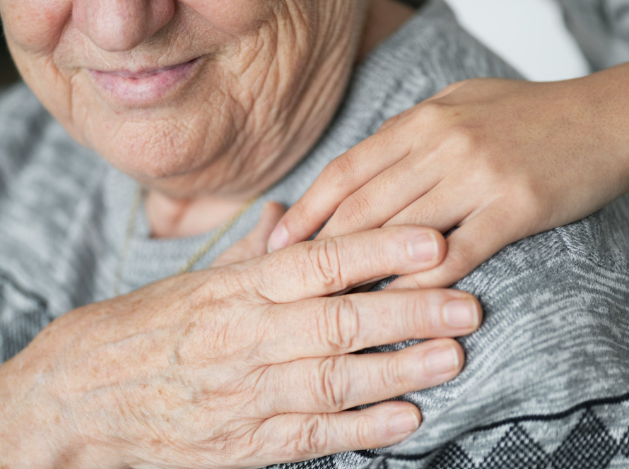 woman in a nursing home
